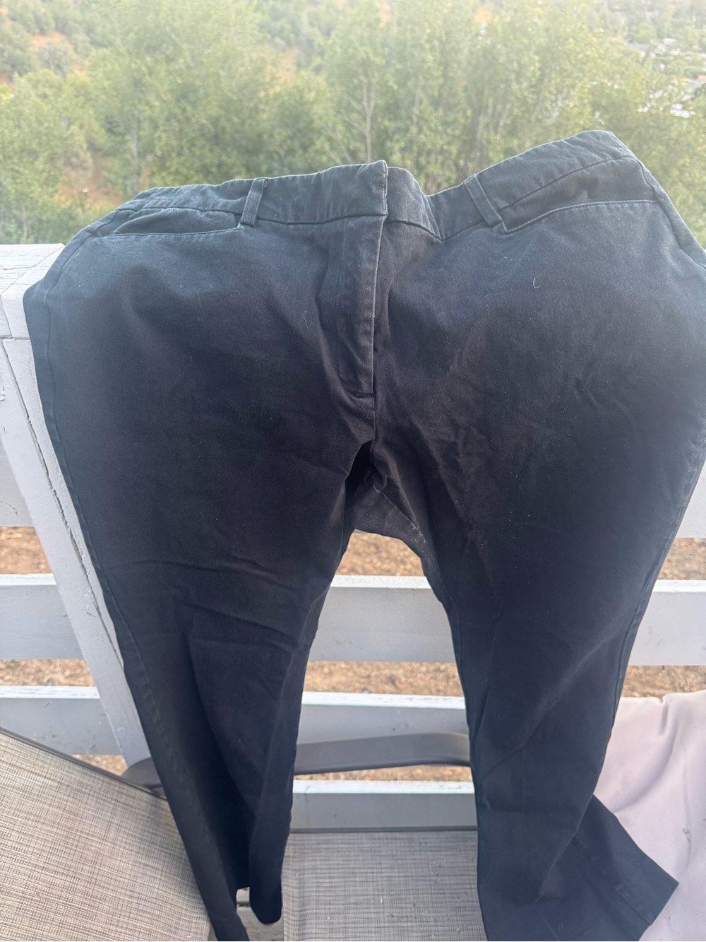 41 Hawthorn Black Wide-Leg Chinos - Picture 2 of 5